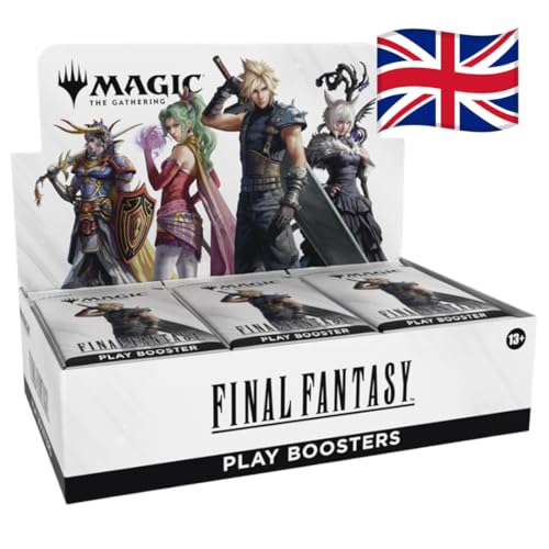 FINAL Fantasy Play Booster Display (EN) – Magic: The Gathering – 30 Booster‑Packs | Universes Beyond | TCG + Heartforcards® Versandschutz von HEART FOR CARDS