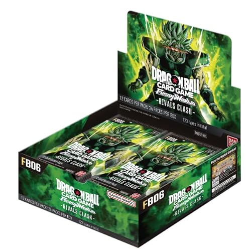 Fusion World Rivals Clash FB06 – Booster Box (24 Packs) – 12 Karten pro Packung – DBSCG englisch + Heartforcards® Versandschutz von HEART FOR CARDS
