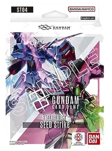 Gundam Card Game Starter Deck ST04: Seed Strike (White/Red) – Englisch + Heartforcards® Versandschutz von HEART FOR CARDS