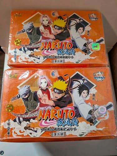HEARTFORCARDS Naruto Kayou Karten - Tier 1 Wave 3 - Original Naruto Shippuden Display Booster Box - Chinesisch - original Lizenziert + Heartforcards Versandschutz von HEART FOR CARDS