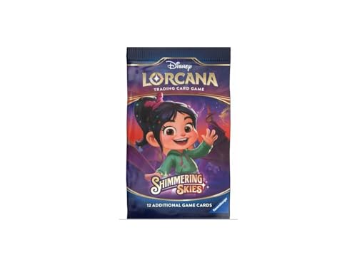 Lorcana - 1x Booster Shimmering Skies- mit 12 brandneuen Karten pro Booster - Englisch+ Heartforcards® Versandschutz von HEART FOR CARDS