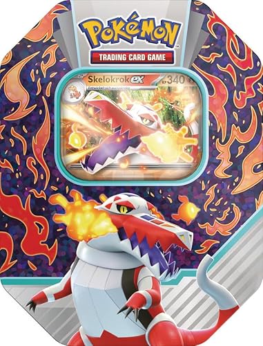 Neue PKM EX-Tins 2023 - Deutsch + Heartforcards® Versandschutz (Skelekrok EX) von HEART FOR CARDS