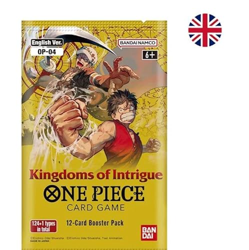 ONE Piece - Kingdoms of Intrigue Booster - Englisch + Heartforcards® Versandschutz (3 Booster) von HEART FOR CARDS