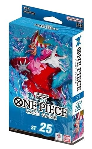 ONE PlECE Card Game: Starter Deck – Blue Buggy [ST-25] (Englisch) + Heartforcards® Versandschutz von HEART FOR CARDS