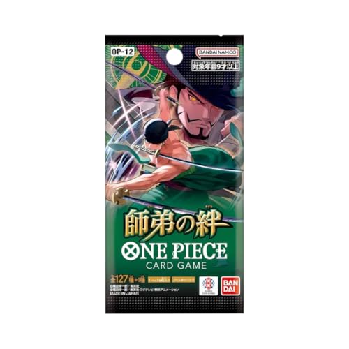 OP-12 Bonds of Master and Disciple – Booster mit 6 Karten - JAPANISCH + Heartforcards® Versandschutz (1 Booster) von HEART FOR CARDS