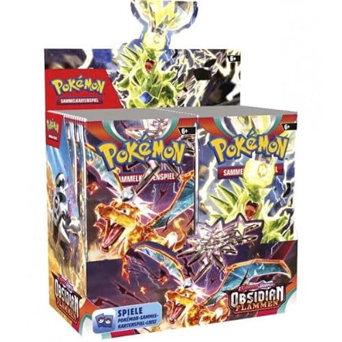 Obsidian Flammen - 36ER Display - DEUTSCH + HeartForCards Versandschutz von HEART FOR CARDS