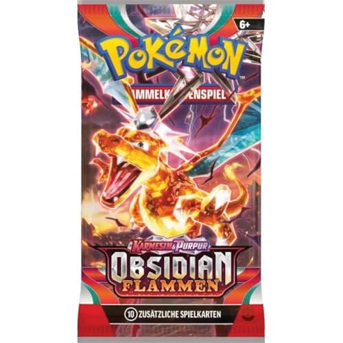 Obsidian Flammen - Booster - DEUTSCH + HeartForCards Versandschutz (4 Booster) von HEART FOR CARDS