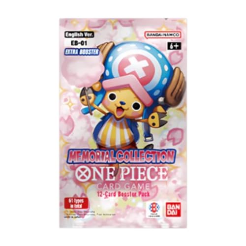 One Piece Card Game - EB-01 Memorial Collection Booster - mit 12 Karten pro Pack - ENGLISCH + Heartforcards® von HEART FOR CARDS