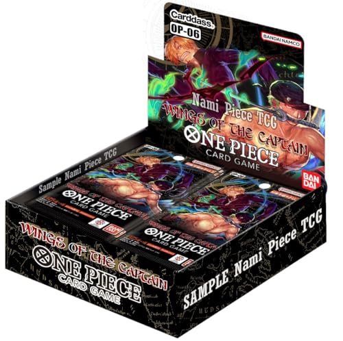 One Piece Card Game - OP-06 Wings of The Captain Booster Display mit 24 Booster a 12 Karten pro Pack - ENGLISCH + Heartforcards® Versandschutz von HEART FOR CARDS