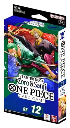 One Piece Card Game - Zoro & Sanji - ST12 - Starter Deck - Englisch + Heartforcards® Versandschutz von HEART FOR CARDS