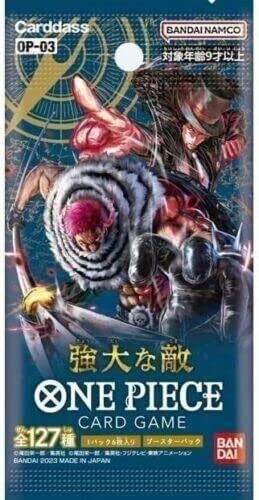 One Piece OP-03 Pillars of Strength/Mighty Enemy - Booster - Japanisch + Heartforcards® Versandschutz (1 Booster) von HEART FOR CARDS
