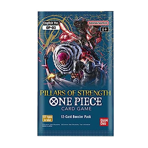 One Piece - Pillars of Strenght - Booster Pack OP03 - Englisch - OVP (Originalverpackt) + Heartforcards® Versandschutz (1 Booster) von HEART FOR CARDS