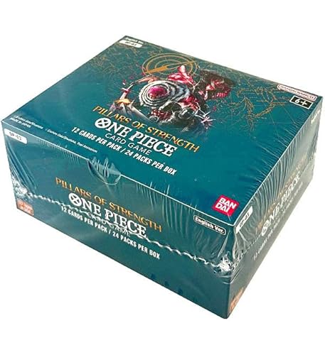 One Piece - Pillars of Strenght - Display (24 Booster Packs) OP03 - Englisch - OVP (Originalverpackt) + Heartforcards® Versandschutz von HEART FOR CARDS