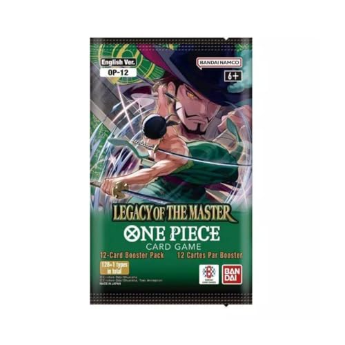 One Piece TCG – Legacy of The Master (OP-12) Booster Pack – 12 Karten | englische Version von HEART FOR CARDS