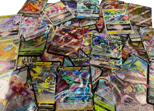 Original Pokemon 3 Verschiedene V Karten DEUTSCH bestehend aus V, VMAX, VSTAR oder GX seltene Karten GARANTIERT aus aktuellen Sets + Heartforcards® Versandschutz von HEART FOR CARDS