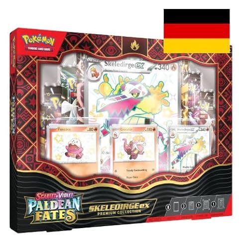 Paldeas Schicksale 4.5 - Skeledirge ex Premium Collection - mit 8 brandneuen Boostern und vielem mehr - DEUTSCH + Heartforcards® Versandschutz von HEART FOR CARDS