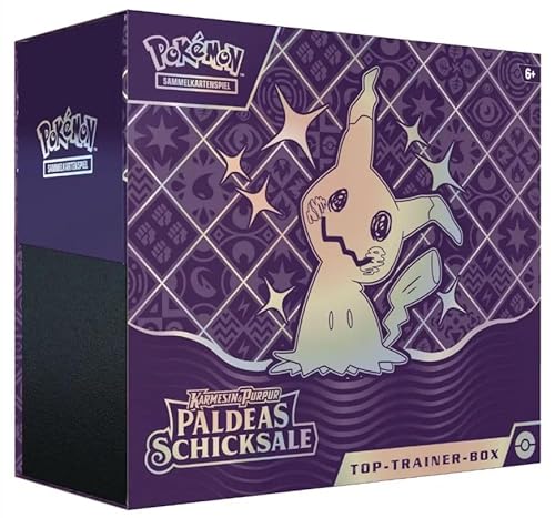 Paldeas Schicksale - Top Trainer Box mit 9 brandneuen Boostern und vielem mehr - DEUTSCH + Heartforcards® Versandschutz von HEART FOR CARDS