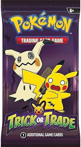 Pokeman “Trick or Trade 2023'' Booster Halloween - Englisch + Heartforcards® Versandschutz (1 Booster) von HEART FOR CARDS