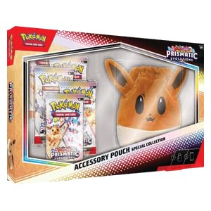 Pokémon Karmesin & Purpur: Prismatic Evolutions Accessory Pouch Special Collection DEUTSCH + Heartforcards® Versandschutz von HEART FOR CARDS