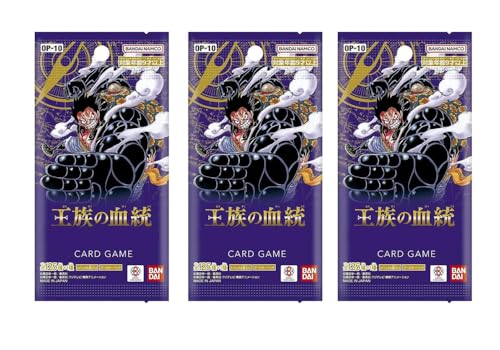 Royal Blood 3X Booster OP-10 (JP) ONE PlECE Card Game + Heartforcards® Versandschutz von HEART FOR CARDS