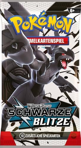 Schwarze Blitze Booster Pack (DE) Pokémon Scarlet & Violet | 10 Karten + Online-Code | Deutsch | TCG | heartforcards® Versandschutz von HEART FOR CARDS