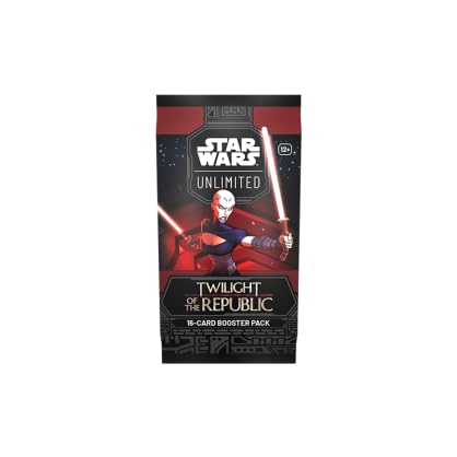 Star Wars Unlimited: Twilight of The Republic ENGLISCH | 1x Booster Packs + Heartforcards® Versandschutz von HEART FOR CARDS