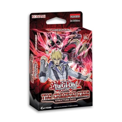 The Crimson King Structure Deck - YGO Trading Card Game - Englisch + Heartforcards® Versandschutz von HEART FOR CARDS