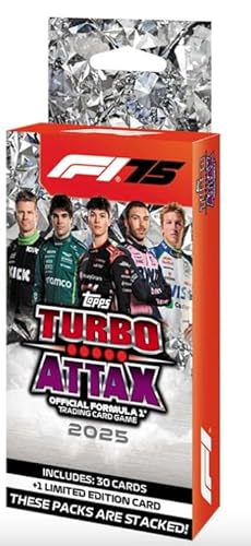 Topps F1 Turbo Attax 2025 – ECO Box mit 30 Karten + Limited Edition | Diamond Jubiläumskollektion von HEART FOR CARDS