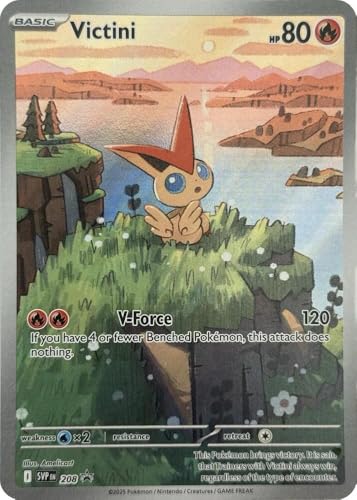 Victini (SVP 208) XXL – Pokémon TCG Black Star Promo XXL Promokarte [Englisch] + Heartforcards® Versandschutz von HEART FOR CARDS