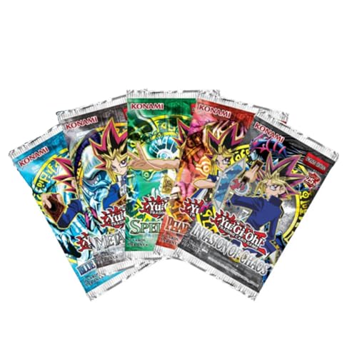 Yu-Gi-Oh! 6 Booster Pack Set LC25 (Deutsch) - Legend of Blue-Eyes White Dragon, Metal Raiders, Spell Ruler, Pharaoh’s Servant, Dark Crisis, Invasion of Chaos + Heartforcards® Versandschutz von HEART FOR CARDS