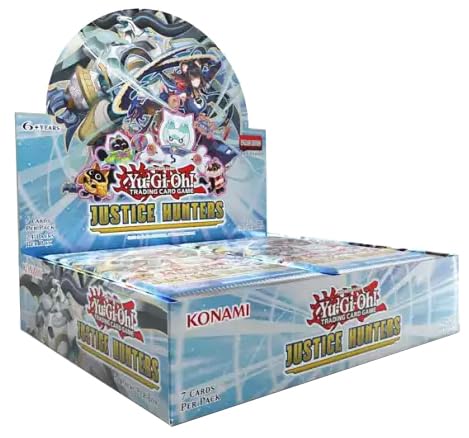 Yu-Gi-Oh! TCG: Justice Hunters Booster Display – 1. Auflage [Deutsch] | 24 Boosterpacks mit neuen Deck-Themen | Mit Heartforcards® Versandschutz von HEART FOR CARDS