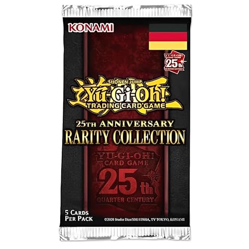 Yugioh - Rarity Collection 1 Booster - 5 seltene Karten aus der Special Edition - DEUTSCH + Heartforcards® Versandschutz von HEART FOR CARDS
