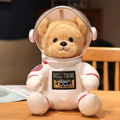 HEATES Qualität Astronaut Space Bear Panda Rabbit Plüsch Spielzeug Soft Gefüllte Nette Tiertasche Puppe-Teddy Hund, 30cm von HEATES