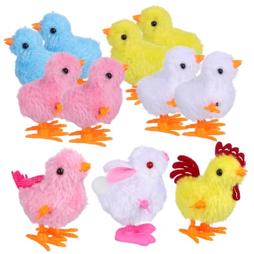 HEATSHAKING 1 Satz Aufzieh Farben Küken Henne Hase Flauschige Springende Tiere für Ostern Partys Strumpffüller Fördert Motorische Fähigkeiten und Eltern Interaktion HEATSHAKING 1 Satz Aufzieh Farben Küken Henne Hase Flauschige Springende Tiere für Ostern Partys Strumpffüller Fördert Motorische Fähigkeiten und Eltern Interaktion von HEATSHAKING