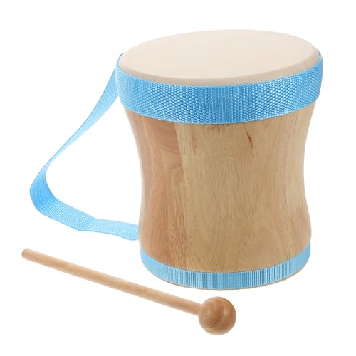 HEATSHAKING 1 Satz Handtrommel Aus Schaffell -Bongos-trommeln Babyhandtrommel Orff-Instrument Musikinstrument Kindertrommel Aus Holz Orff Perkussionsspielzeug Yoga-Trommel Polyester von HEATSHAKING