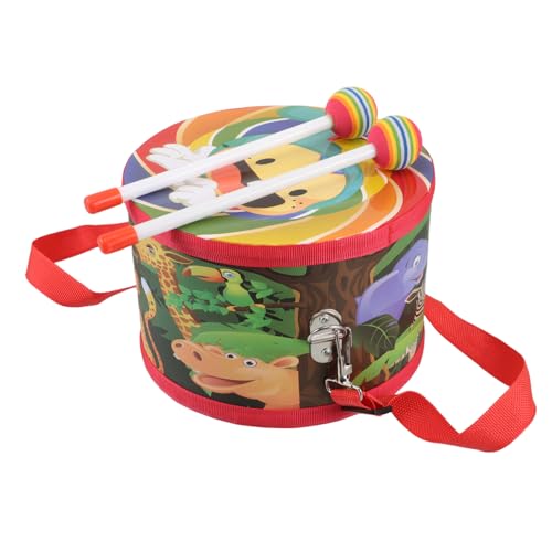 HEATSHAKING 1 Set Schlaginstrument Schlagzeug Set Für Kleinkind Schlagzeug Kleinkind Musikspielzeug Kindertrommel Handtrommeln Für Trommelspielzeug Aus Holz von HEATSHAKING