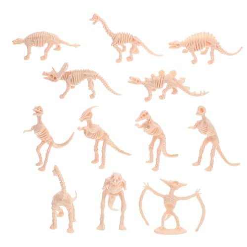 HEATSHAKING 12 Stück Dinosaurierskelett Modell Dinosaurierfiguren Winzige Dinosaurier Mini Dinosaurier Dinosaurierknochen Für Sandkasten Kleine Dinosaurier Dinosaurierskelett von HEATSHAKING