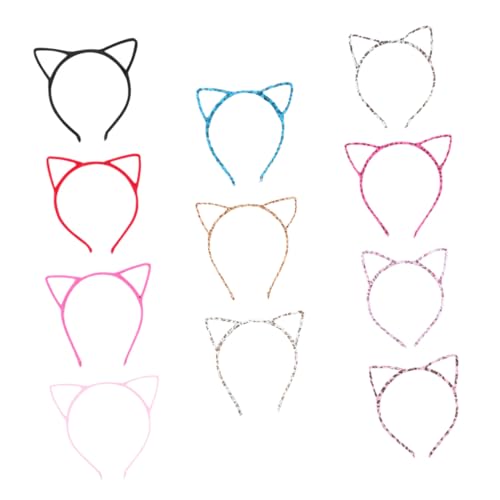 HEATSHAKING 12 Stück Teiliges Bunte Plüsch Katzenohren Haarreifen für Halloween Kopfschmuck Leicht Weich Lustig Karneval Fasching Kostüm Party Zubehör HEATSHAKING 12 Stück Teiliges Bunte Plüsch Katzenohren Haarreifen für Halloween Kopfschmuck Leicht Weich Lustig Karneval Fasching Kostüm Party Zubehör von HEATSHAKING