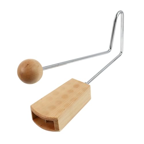 HEATSHAKING 1Stück Holz Schlaginstrument für Musikalisches Perkussionsspielzeug aus Hochwertigem Holz Einfach zu Bedienen Fördert Kreativität und Konzentration Sicher und Langlebig von HEATSHAKING