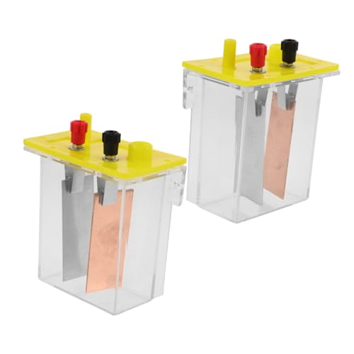HEATSHAKING 2 Sätze Salzbox Batterien Experimentierkasten für Praktische Energieumwandlung mit Fruchtbatterien Metallplatten für Interaktive Experimente HEATSHAKING 2 Sätze Salzbox Batterien Experimentierkasten für Praktische Energieumwandlung mit Fruchtbatterien Metallplatten für Interaktive Experimente von HEATSHAKING
