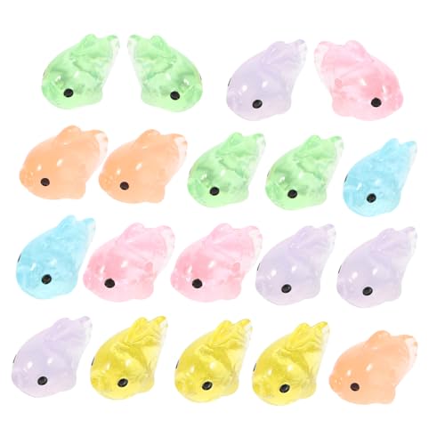 HEATSHAKING 24 Stck. Dekoration Teiliges aus Harz Kawaii Fische für Aquarium Dekoration Resin Figuren für Mikrolandschaft DIY Fischfiguren für Teichzubehör HEATSHAKING 24 Stck. Dekoration Teiliges aus Harz Kawaii Fische für Aquarium Dekoration Resin Figuren für Mikrolandschaft DIY Fischfiguren für Teichzubehör von HEATSHAKING