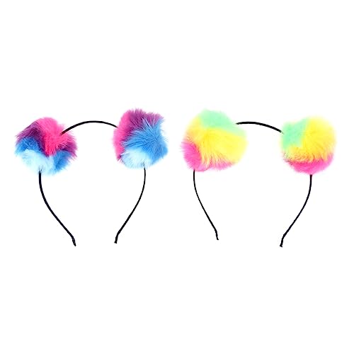 HEATSHAKING 4 Stück Bunter Flausche Ball Haarreifen für Karneval Talent Show Partys Modisches Haaraccessoire mit Plüschigen Pompons für Erwachsene Zufällige Farbe Zufällige Farbe HEATSHAKING 4 Stück Bunter Flausche Ball Haarreifen für Karneval Talent Show Partys Modisches Haaraccessoire mit Plüschigen Pompons für Erwachsene Zufällige Farbe Zufällige Farbe von HEATSHAKING