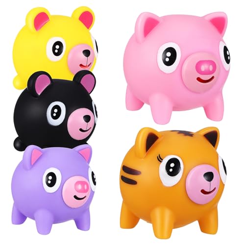 HEATSHAKING 5 Stück Quetschspielzeug aus PVC Niedliches Stressabbau Schwein Tragbares Dehnbares Quetschspielzeug Vielseitig Einsetzbar als Deko oder Spielzeug für Kinder und Erwachsene HEATSHAKING 5 Stück Quetschspielzeug aus PVC Niedliches Stressabbau Schwein Tragbares Dehnbares Quetschspielzeug Vielseitig Einsetzbar als Deko oder Spielzeug für Kinder und Erwachsene von HEATSHAKING
