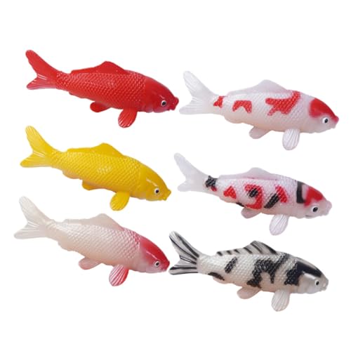HEATSHAKING 6 Stück Koi Modelle Realistische für Aquarium und Fotografie Künstliche Schwimmende Fische Teich und Aquariengestaltung HEATSHAKING 6 Stück Koi Modelle Realistische für Aquarium und Fotografie Künstliche Schwimmende Fische Teich und Aquariengestaltung von HEATSHAKING