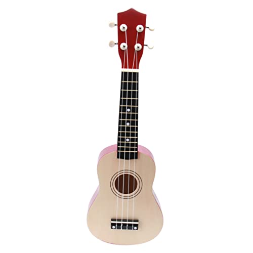 HEATSHAKING Holz Ukulele für Musikinstrument aus Hochwertigem Holz Pädagogisches für Kreativität und Musikverständnis Jahren Burlywood von HEATSHAKING