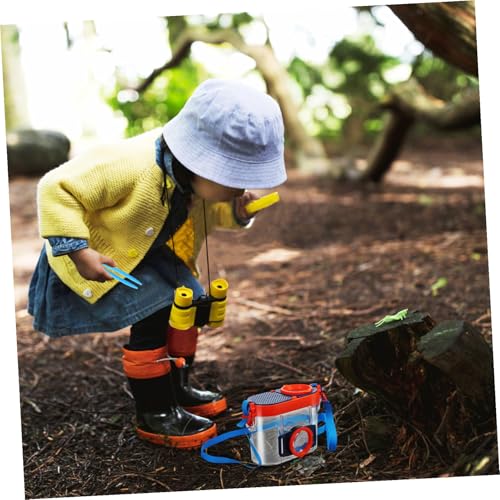 HEATSHAKING Insekten Beobachtungsset mit Lupe und Käfig für Robustes Kunststoff Insekten Beobachtungsbox Atmungsaktiv Tragbar für Outdoor Entdeckung und Schulexperimente von HEATSHAKING