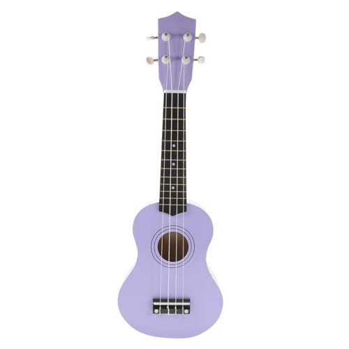HEATSHAKING Lila Ukulele aus Holz Musikinstrument für Pädagogisches Gitarrenspielzeug Kreatives Frühen der Musikkognition von HEATSHAKING