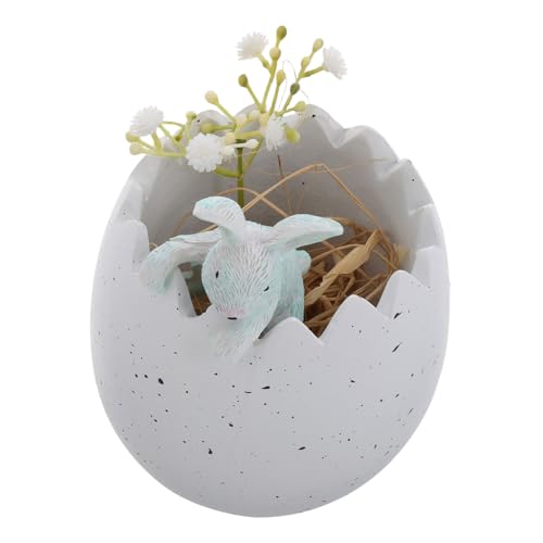 HEATSHAKING Osterhasen-eierschalen, Blumentöpfe, Hasen-sukkulenten-pflanzgefäße, Kaninchen-Kaktus-töpfe, Osterhasen-Eier Aus Kunstharz, Figur Für Osterpflanzen-displays HEATSHAKING Osterhasen-eierschalen, Blumentöpfe, Hasen-sukkulenten-pflanzgefäße, Kaninchen-Kaktus-töpfe, Osterhasen-Eier Aus Kunstharz, Figur Für Osterpflanzen-displays von HEATSHAKING