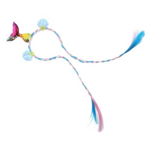 HEATSHAKING Pailletten Meerjungfrau Stirnband Damen Haarreif mit Muschel design Dekoratives Kopfband für Kostümparty Cosplay Karneval und Geburtstagsfeier Geschenkidee für Frauen von HEATSHAKING