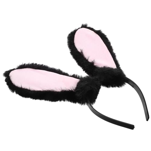 HEATSHAKING Plüsch Hasenohren Haarreif Ostern Haarband Cosplay Party Kostüm Haarschmuck Bunny Ohr Dekor für Damen und Erwachsene von HEATSHAKING